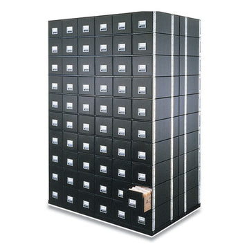 Bankers Box® Staxonsteel Maximum Space-saving Storage Drawers, Letter Files, 14" X 25.5" X 11.13", Black, 6-carton freeshipping - TVN Wholesale
